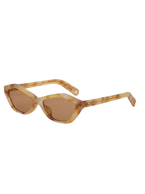 Bambino Sunglasses LINDA FARROW X JACQUEMUS | JAC42C8SUNBAMBINOBEIGEMATTGOLDTOBACCO